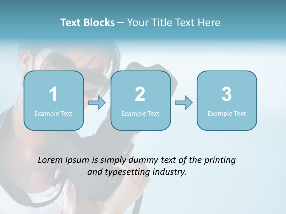 Photography Photographer Hispanic PowerPoint Template