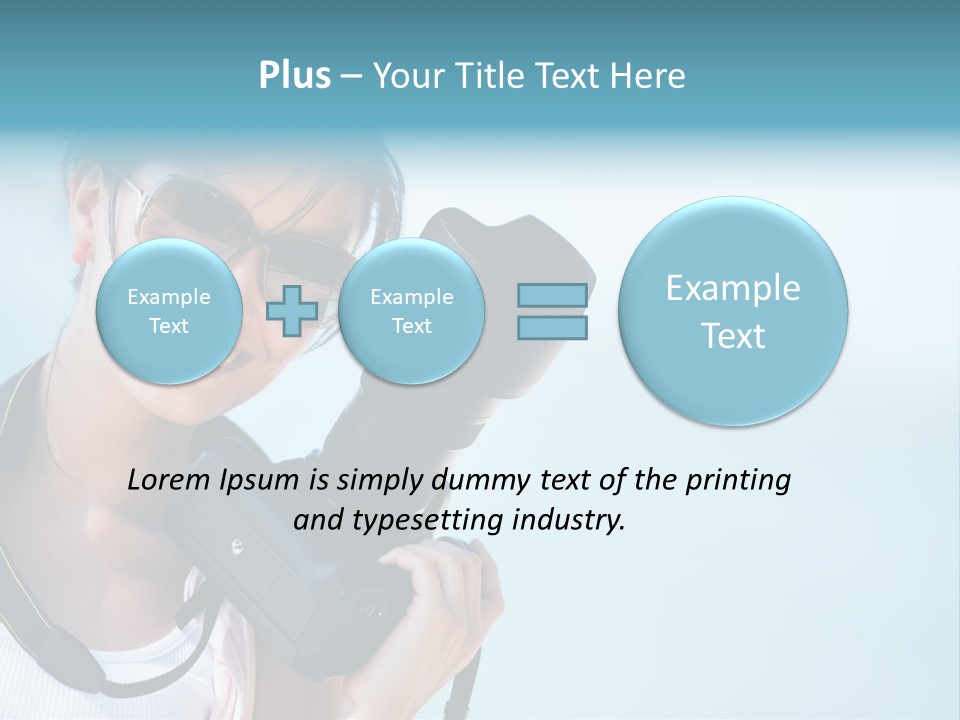 Photography Photographer Hispanic PowerPoint Template