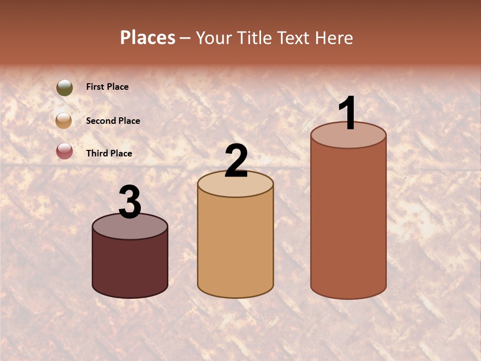 Rust Grill Irregular PowerPoint Template