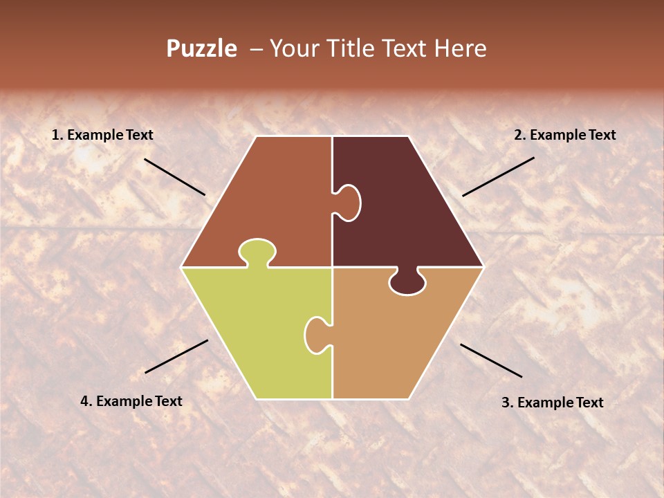 Rust Grill Irregular PowerPoint Template