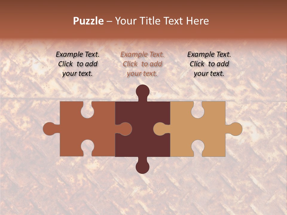 Rust Grill Irregular PowerPoint Template