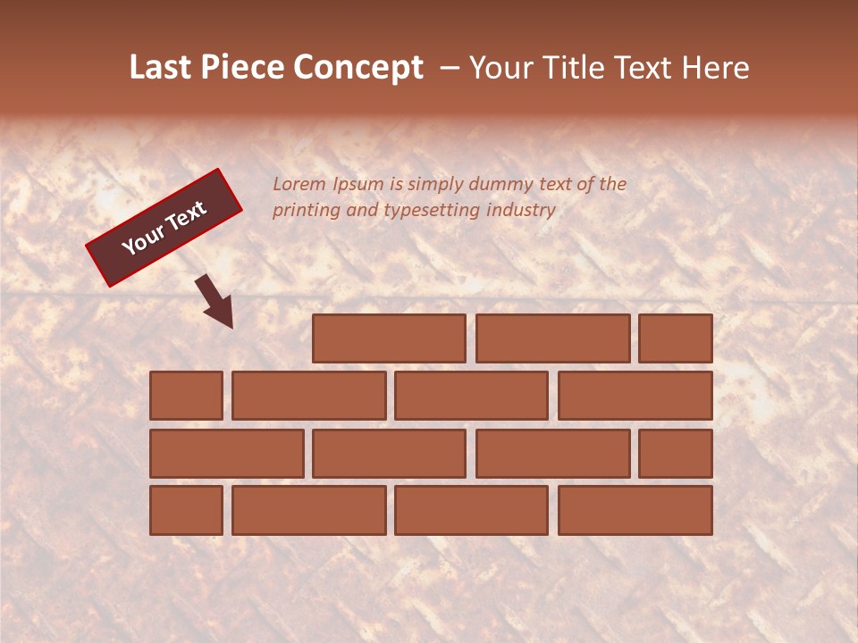 Rust Grill Irregular PowerPoint Template