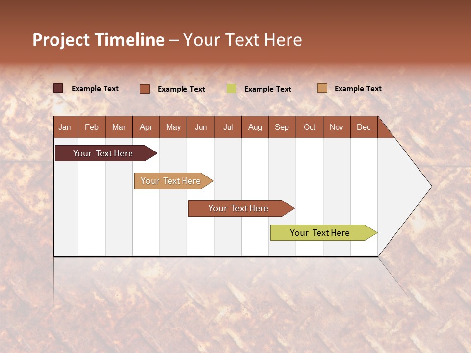 Rust Grill Irregular PowerPoint Template