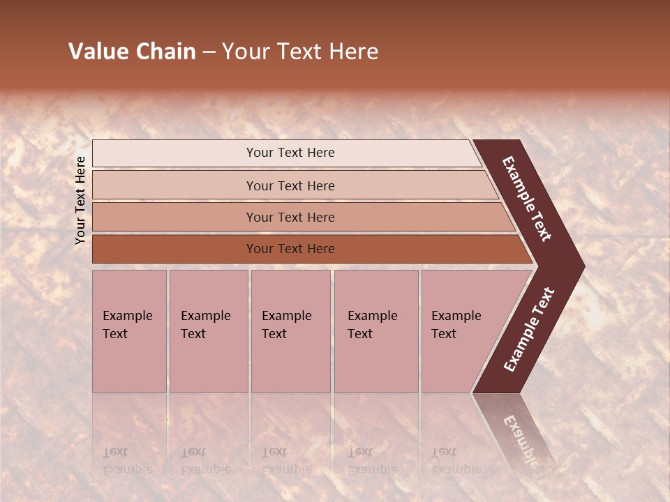 Rust Grill Irregular PowerPoint Template