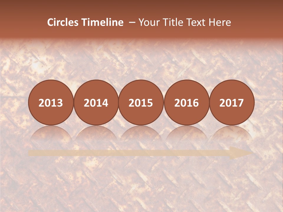 Rust Grill Irregular PowerPoint Template