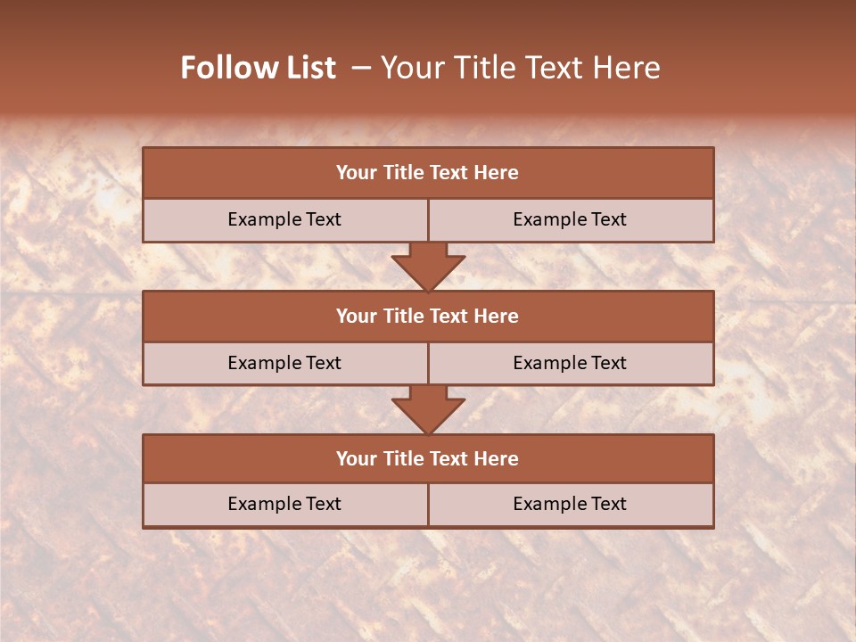 Rust Grill Irregular PowerPoint Template