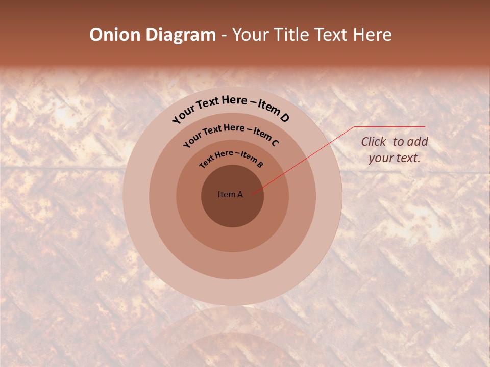 Rust Grill Irregular PowerPoint Template