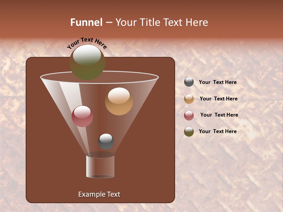 Rust Grill Irregular PowerPoint Template