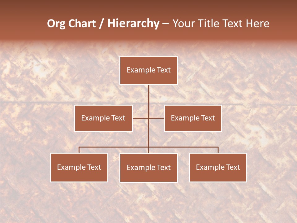 Rust Grill Irregular PowerPoint Template
