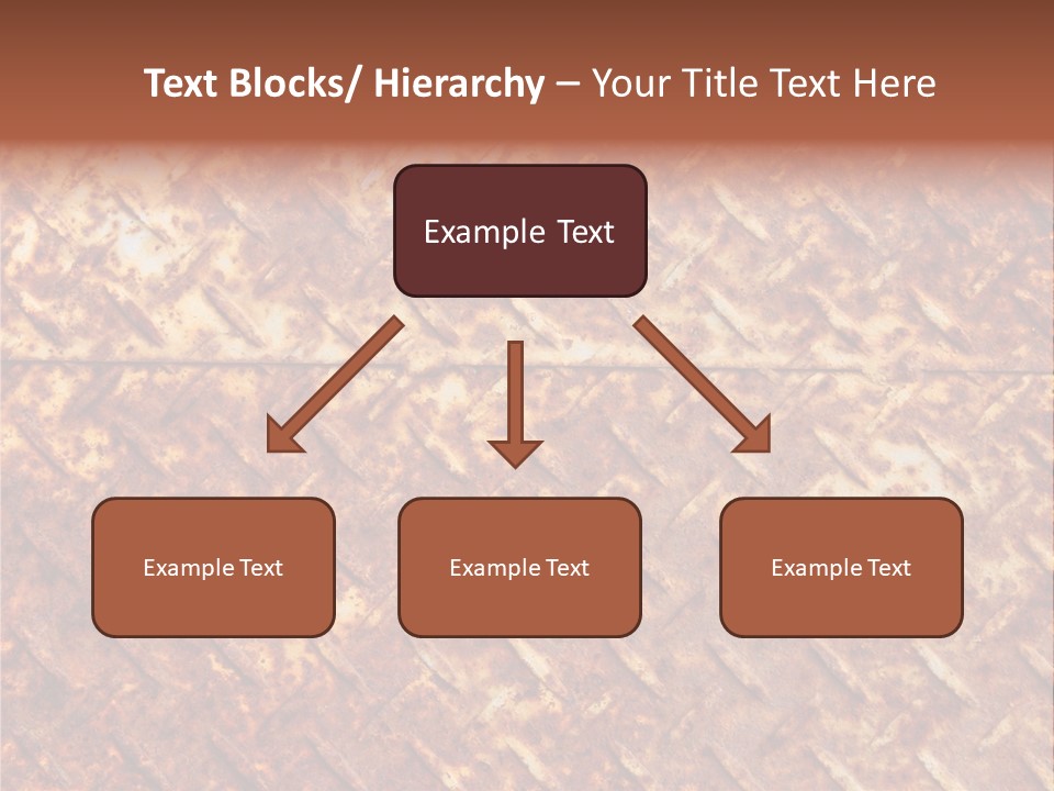 Rust Grill Irregular PowerPoint Template