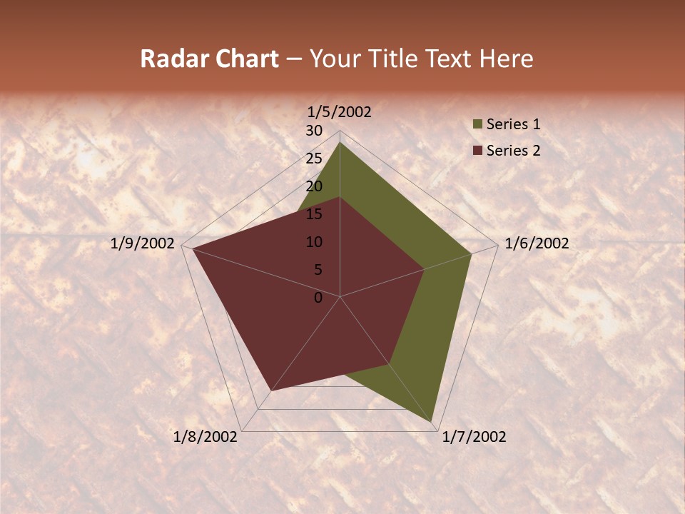 Rust Grill Irregular PowerPoint Template