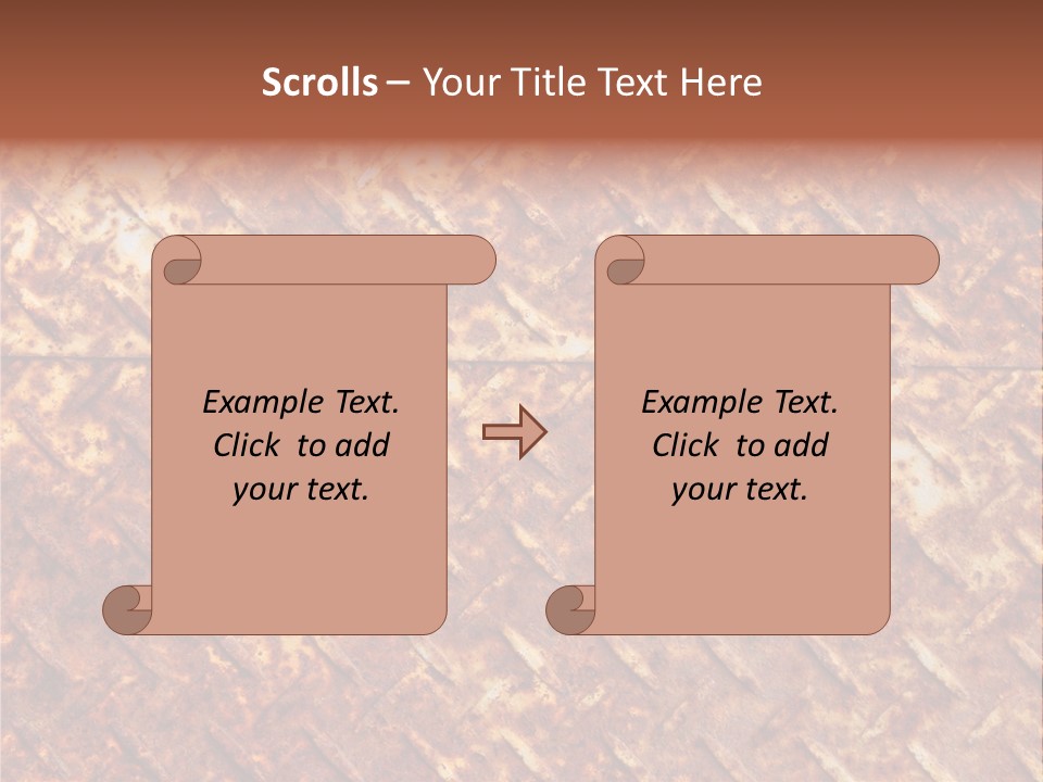 Rust Grill Irregular PowerPoint Template