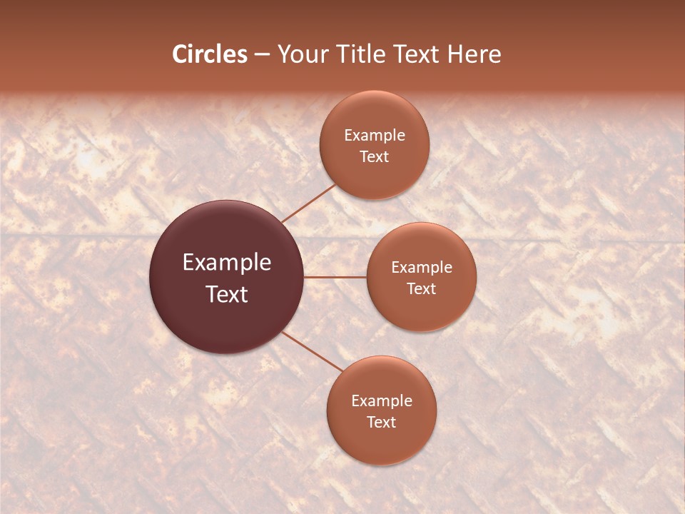 Rust Grill Irregular PowerPoint Template