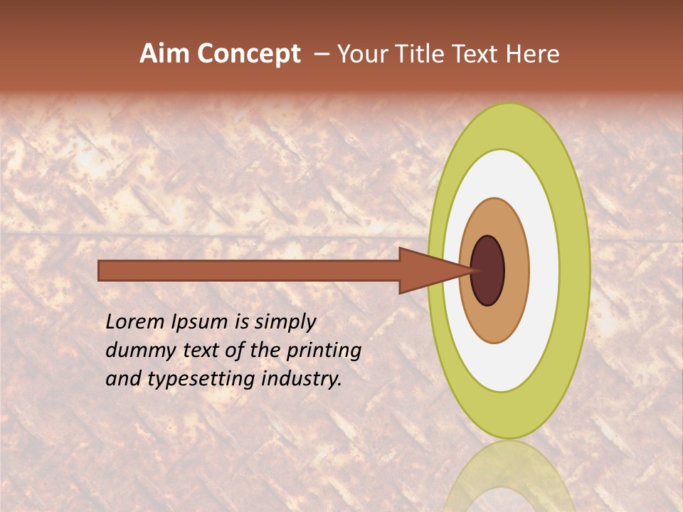 Rust Grill Irregular PowerPoint Template