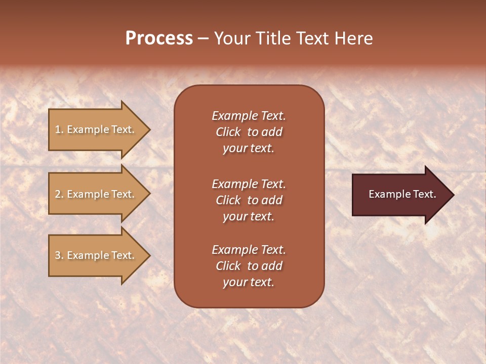 Rust Grill Irregular PowerPoint Template