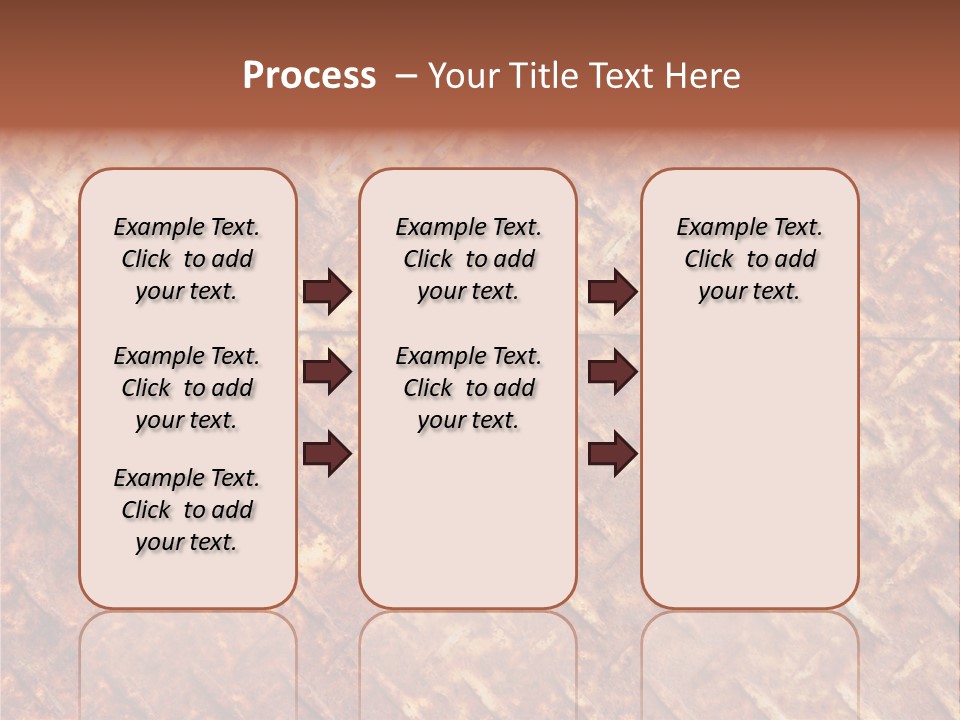 Rust Grill Irregular PowerPoint Template
