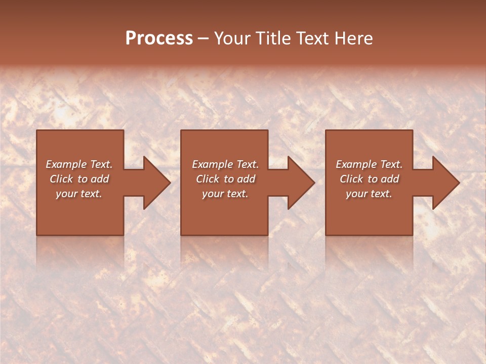 Rust Grill Irregular PowerPoint Template