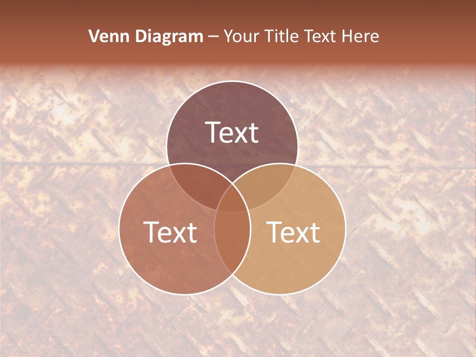 Rust Grill Irregular PowerPoint Template