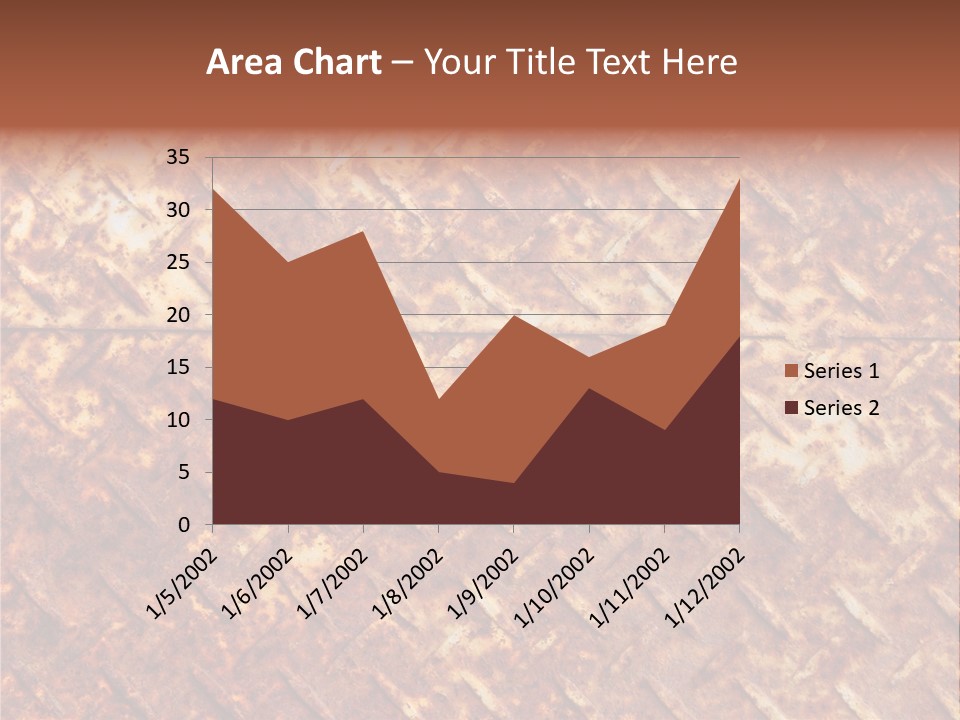 Rust Grill Irregular PowerPoint Template