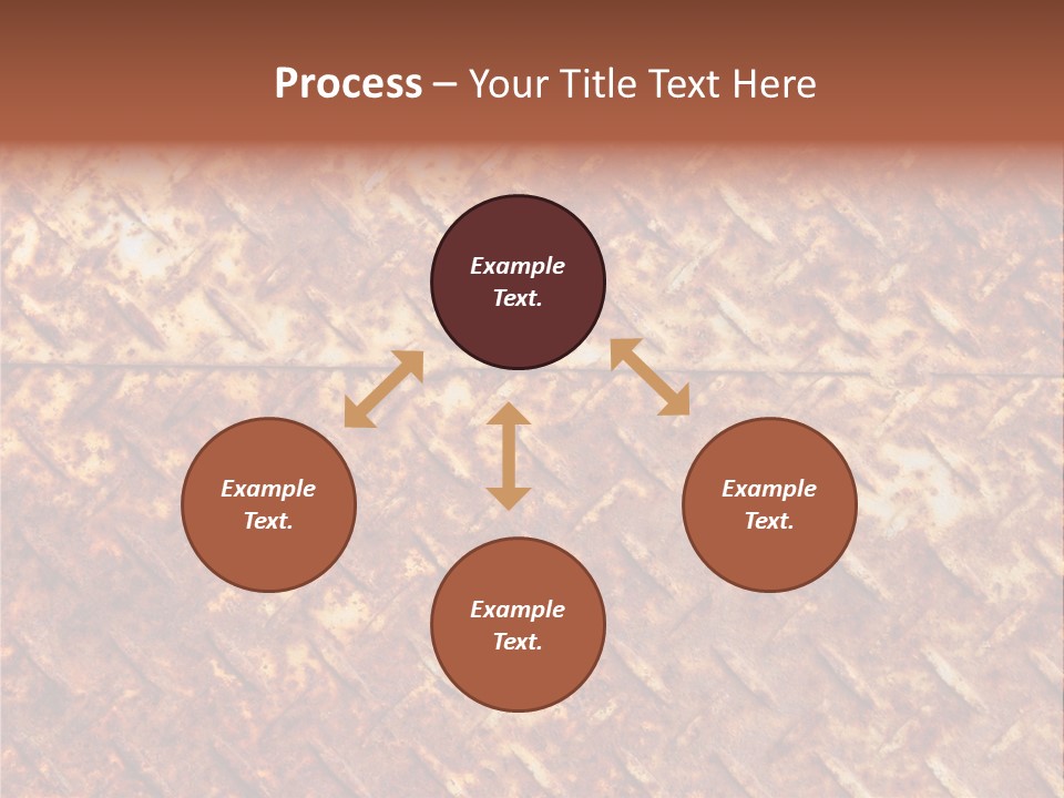 Rust Grill Irregular PowerPoint Template
