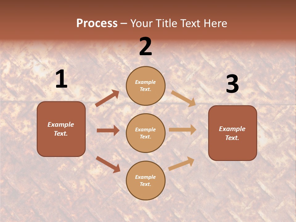 Rust Grill Irregular PowerPoint Template