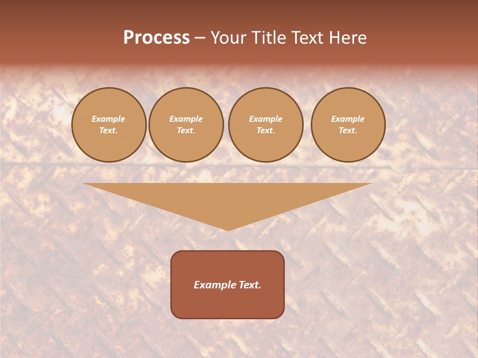 Rust Grill Irregular PowerPoint Template