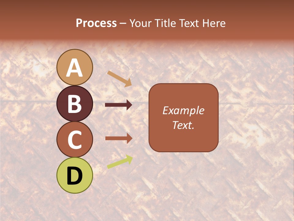 Rust Grill Irregular PowerPoint Template