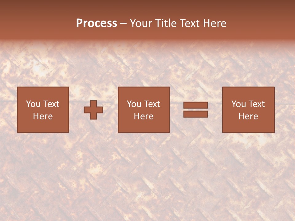 Rust Grill Irregular PowerPoint Template