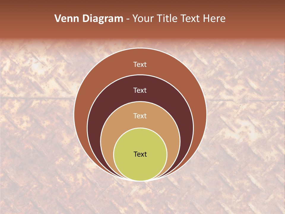 Rust Grill Irregular PowerPoint Template