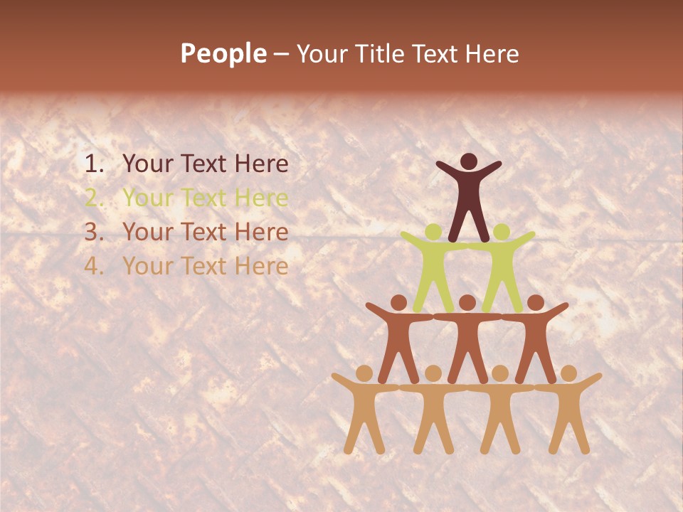 Rust Grill Irregular PowerPoint Template