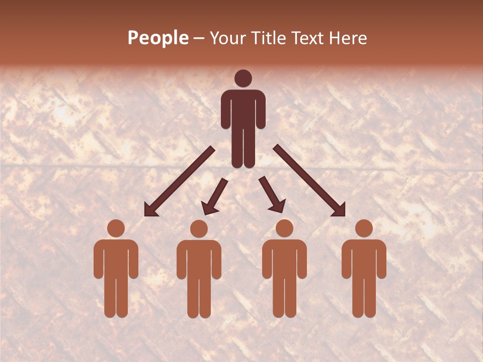 Rust Grill Irregular PowerPoint Template