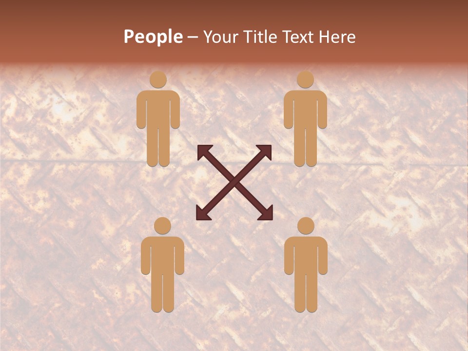 Rust Grill Irregular PowerPoint Template