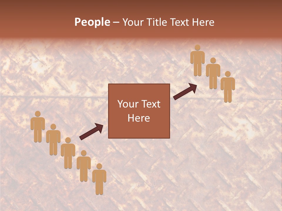 Rust Grill Irregular PowerPoint Template