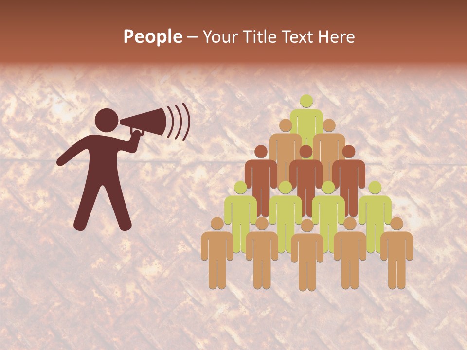 Rust Grill Irregular PowerPoint Template