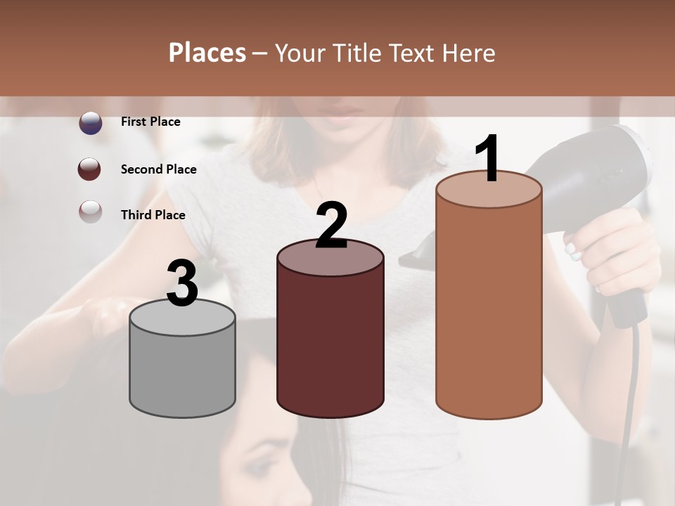Woman Care Barbershop PowerPoint Template