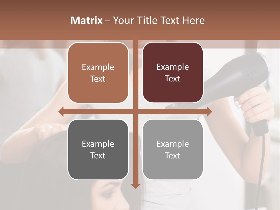 Woman Care Barbershop PowerPoint Template