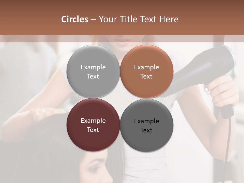 Woman Care Barbershop PowerPoint Template