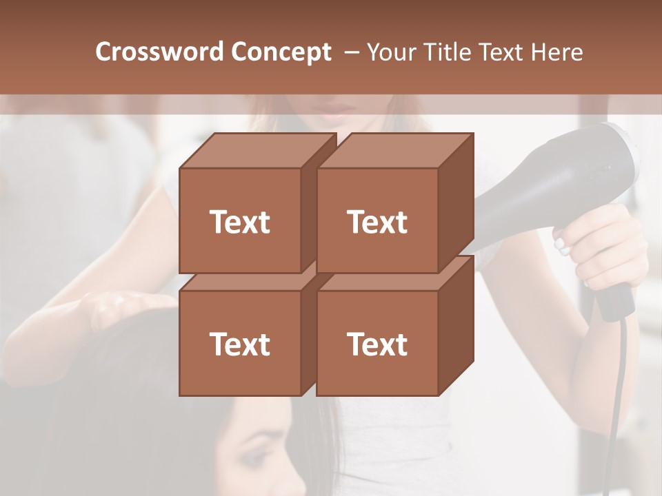 Woman Care Barbershop PowerPoint Template