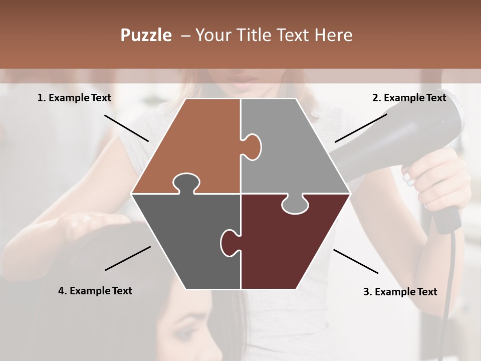 Woman Care Barbershop PowerPoint Template