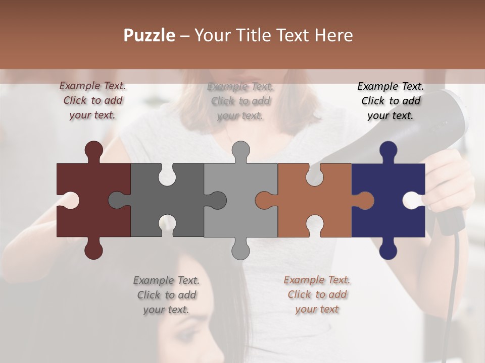 Woman Care Barbershop PowerPoint Template