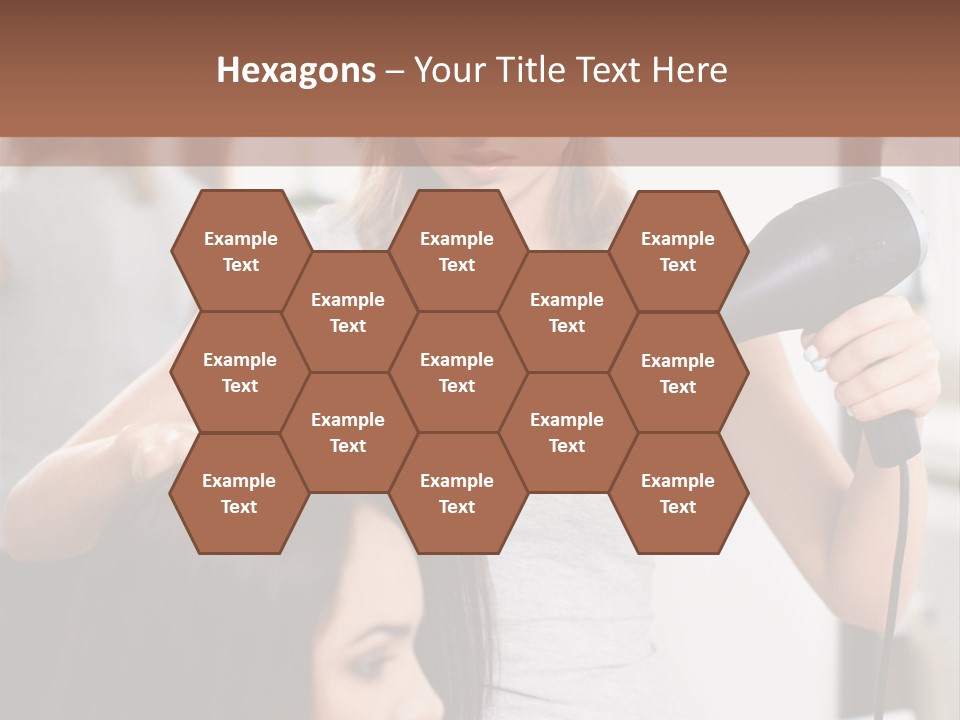 Woman Care Barbershop PowerPoint Template