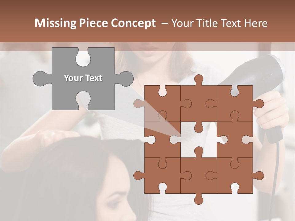 Woman Care Barbershop PowerPoint Template