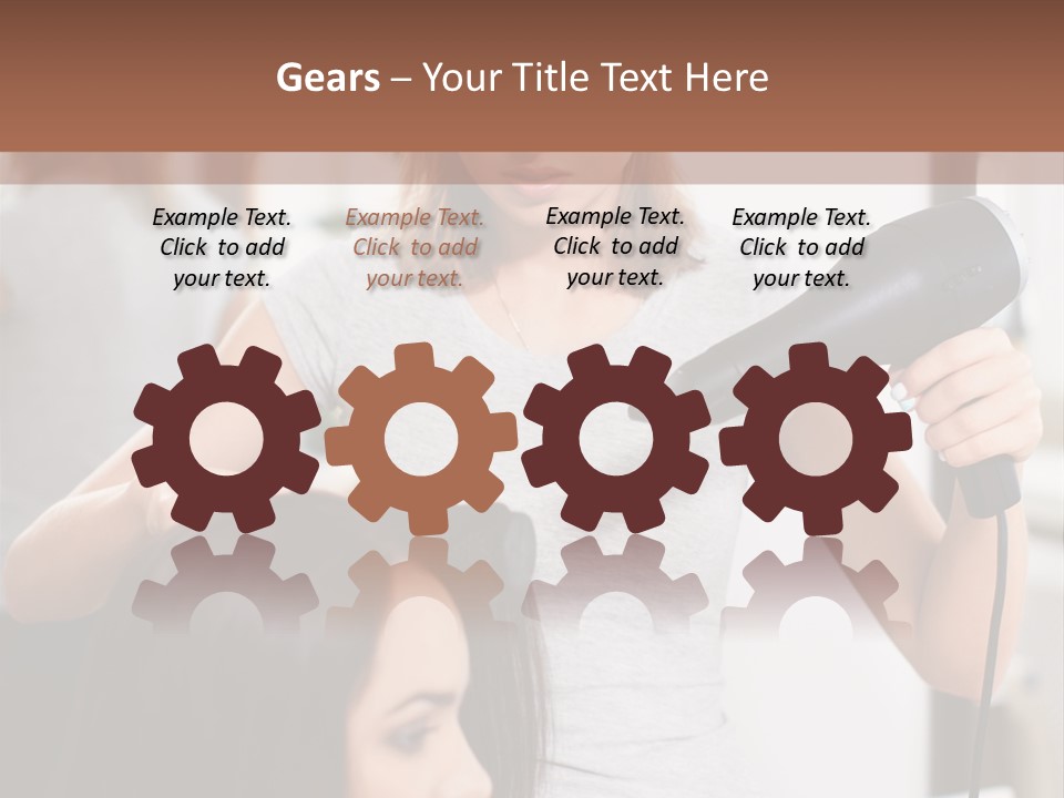 Woman Care Barbershop PowerPoint Template