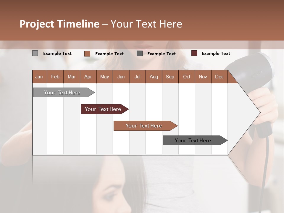 Woman Care Barbershop PowerPoint Template