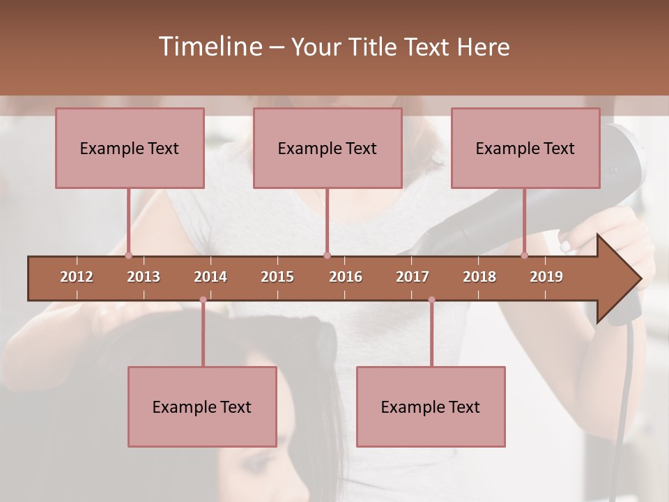Woman Care Barbershop PowerPoint Template