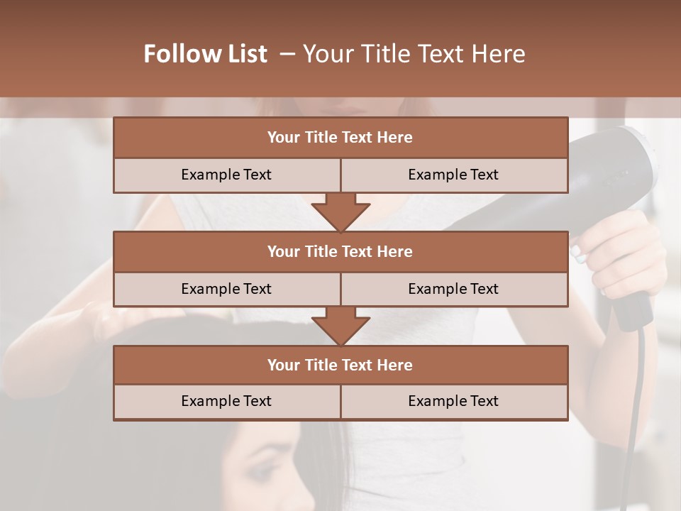 Woman Care Barbershop PowerPoint Template