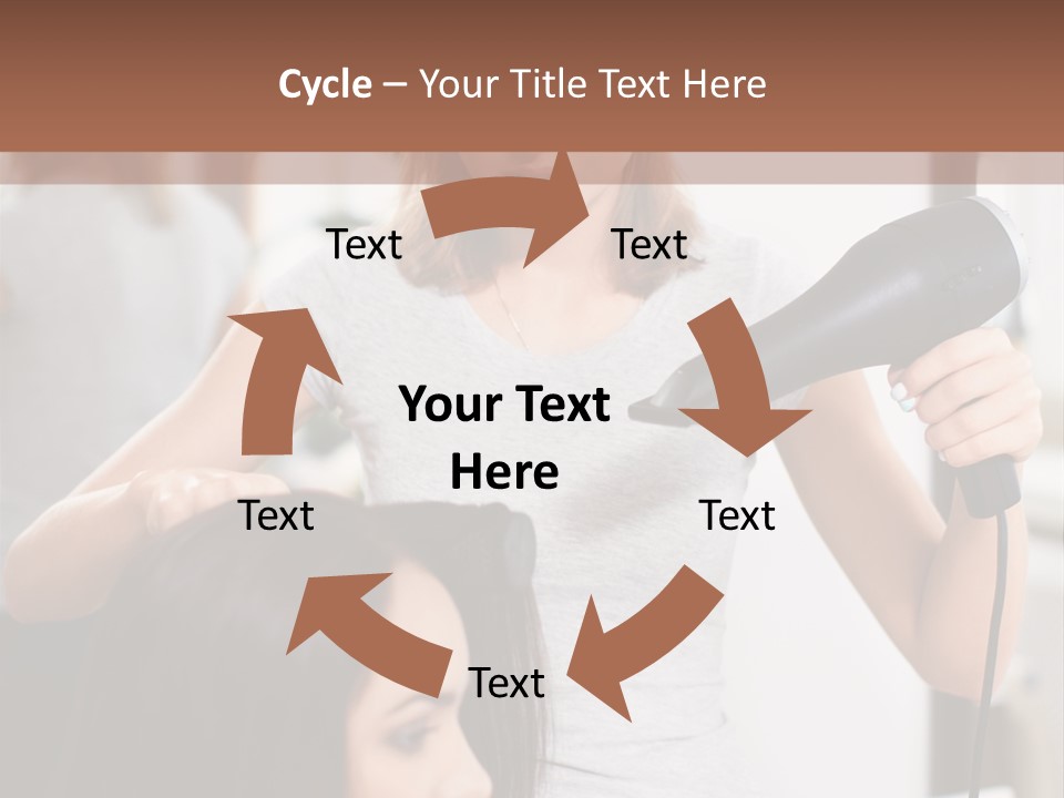 Woman Care Barbershop PowerPoint Template