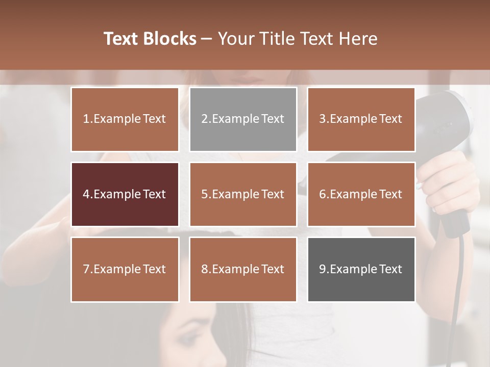 Woman Care Barbershop PowerPoint Template