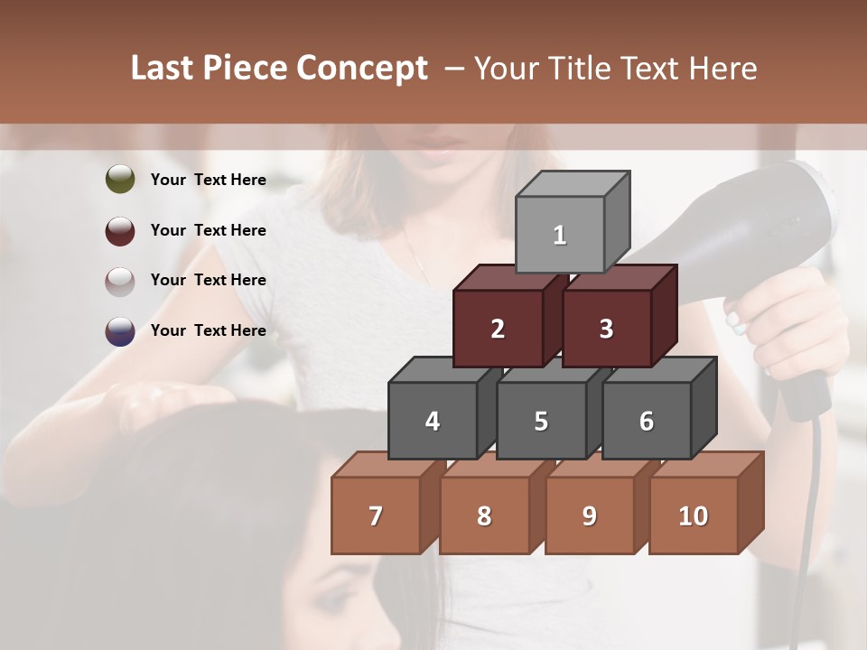 Woman Care Barbershop PowerPoint Template