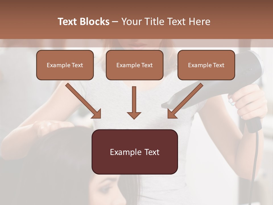 Woman Care Barbershop PowerPoint Template